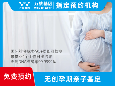 無創(chuàng)孕期dna胎兒親子鑒定